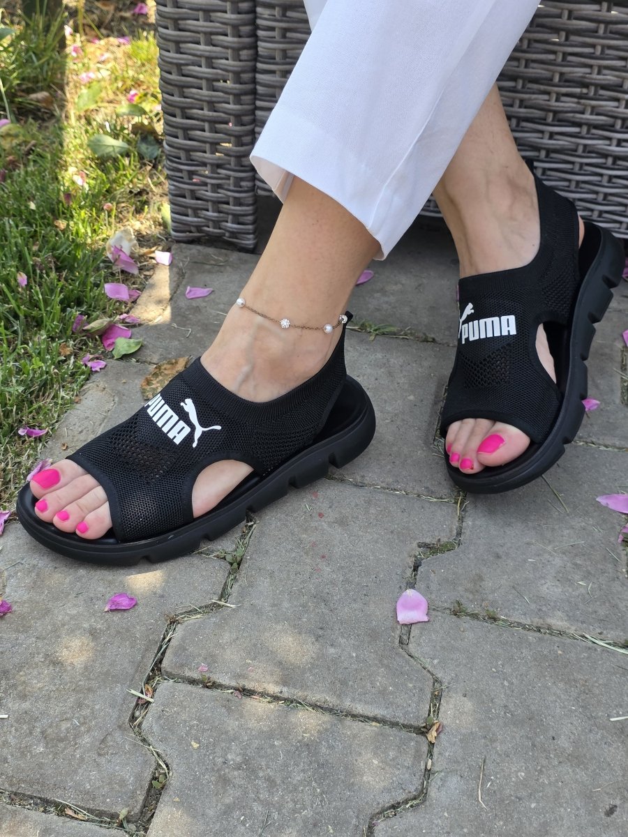 Sandale Agnes PM Negru - JustShoes