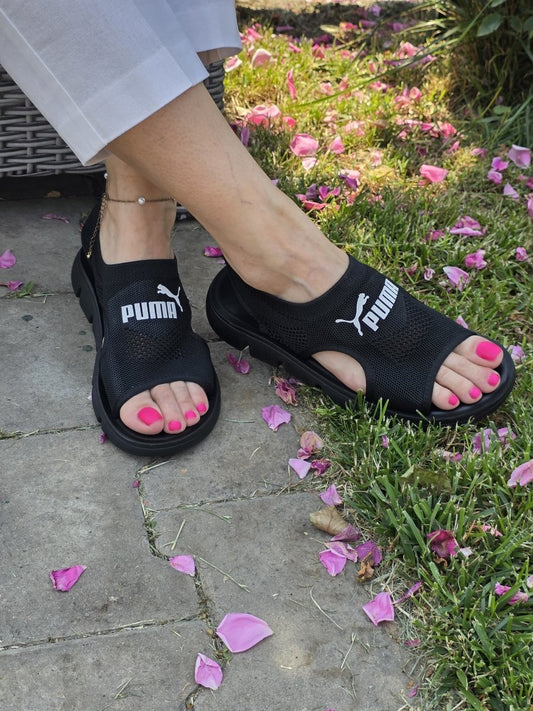 Sandale Agnes PM Negru - JustShoes