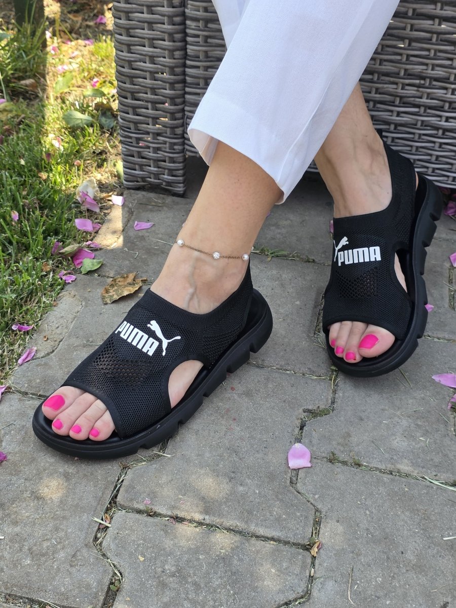 Sandale Agnes PM Negru - JustShoes